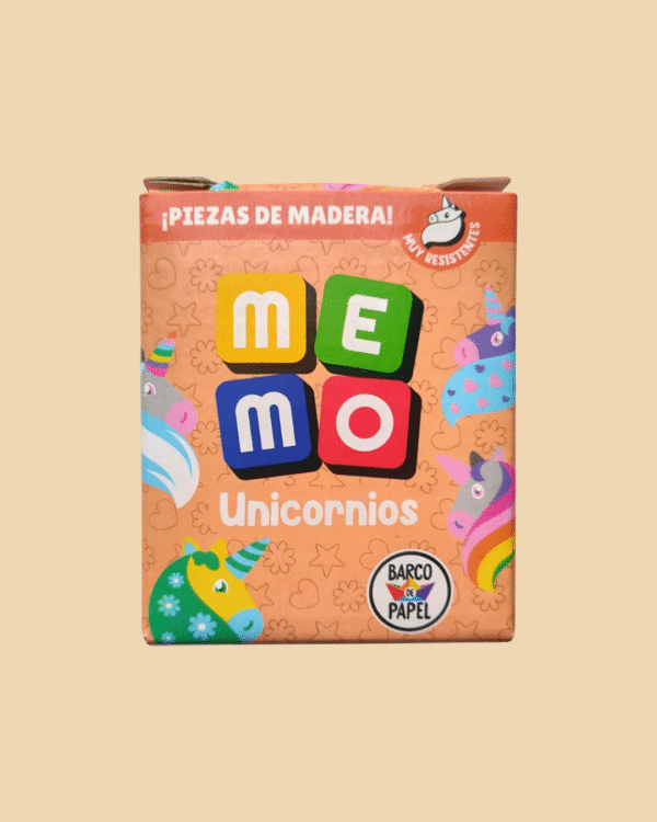 Juego de la memoria. Unicornios.