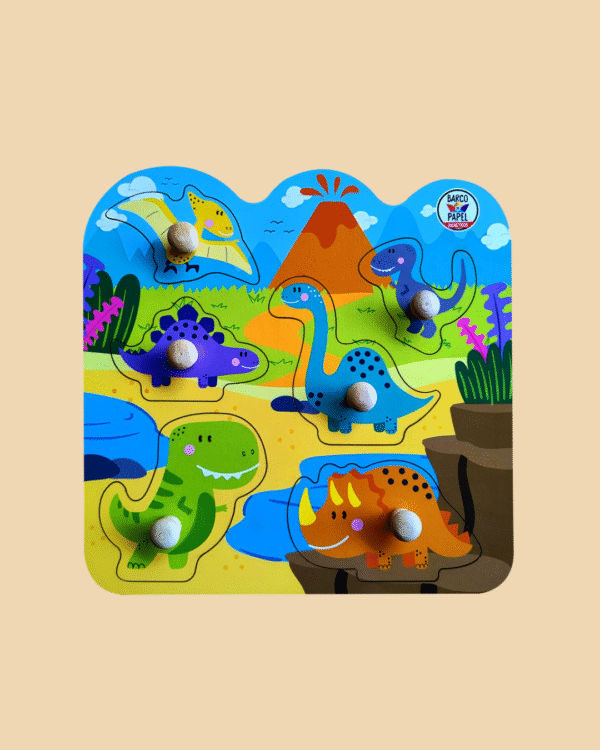 Juego de encastres. Dinosaurios. - Image 3