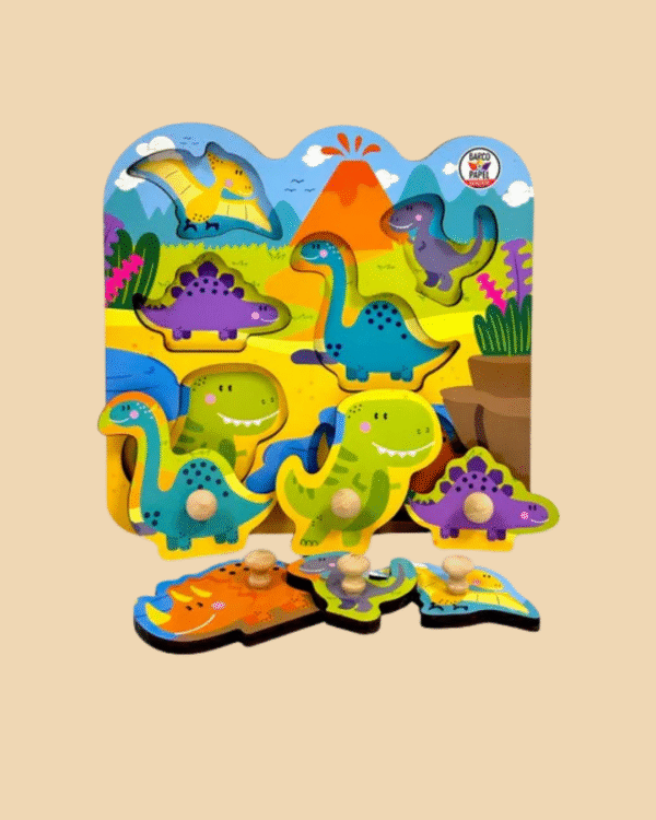Juego de encastres. Dinosaurios. - Image 2