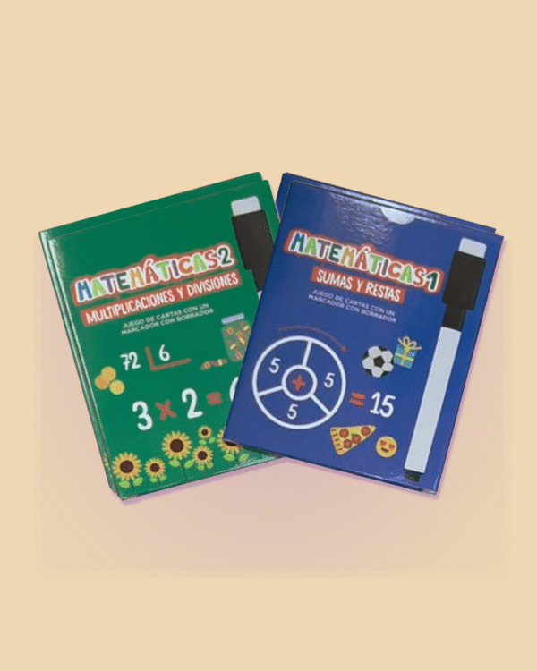 Cartas Didácticas. COMBO Matematicas 1 y 2