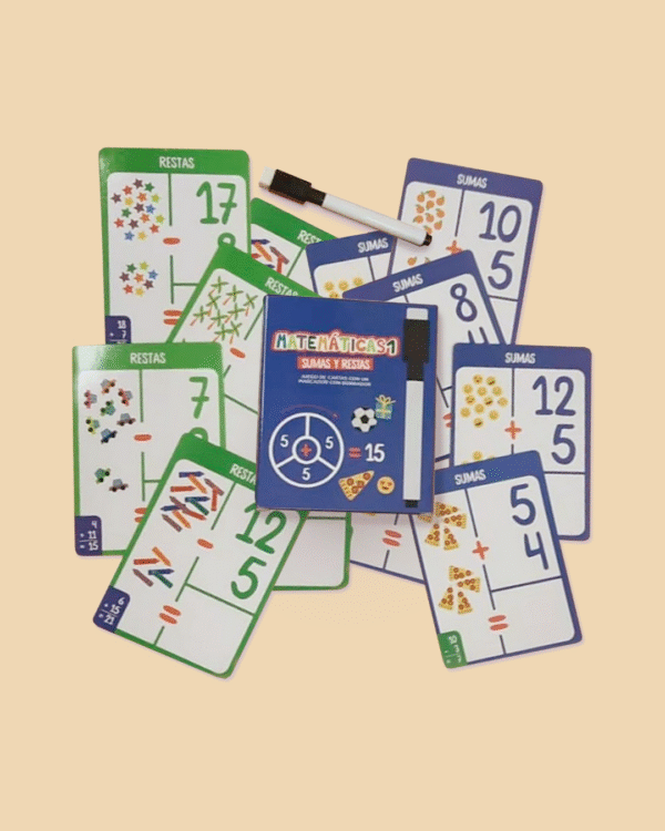 Cartas Didácticas. COMBO Matematicas 1 y 2 - Image 3