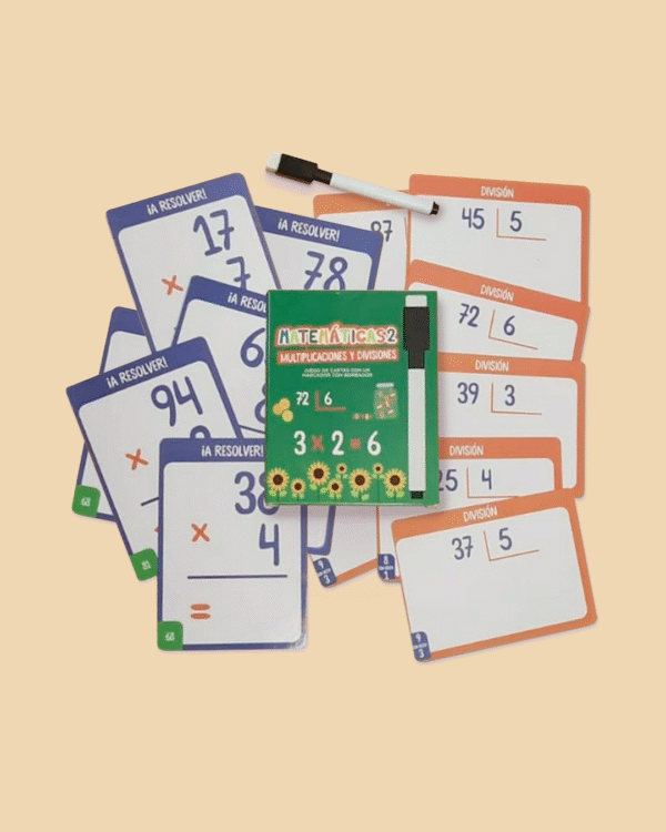Cartas Didácticas. COMBO Matematicas 1 y 2 - Image 2