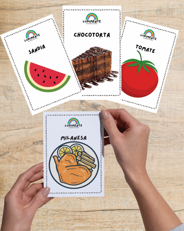 Tarjetas selectividad alimenticia