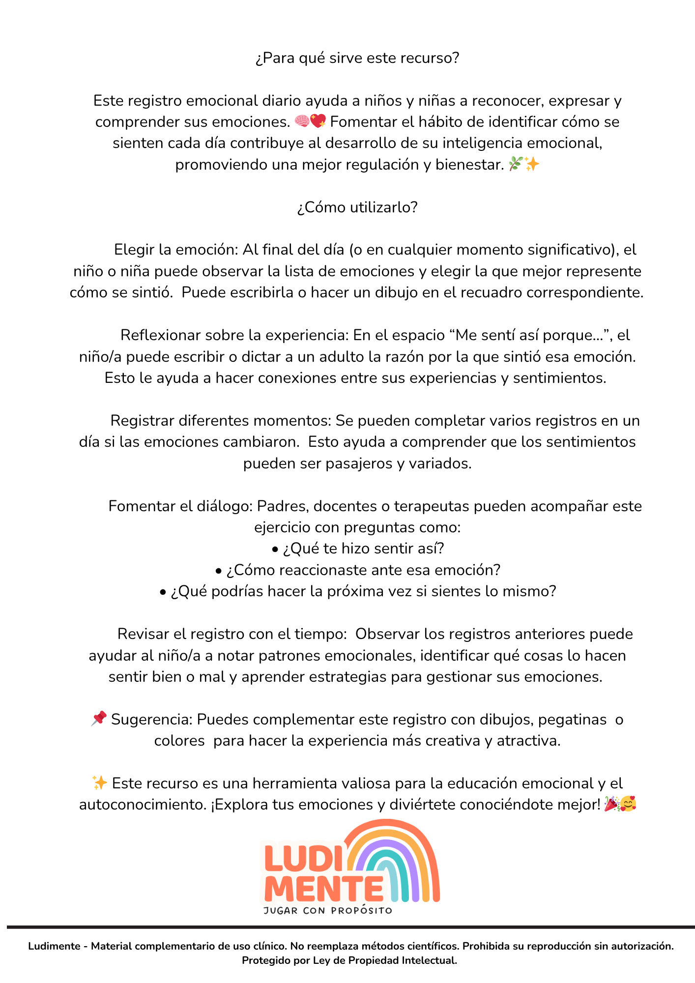 Cuadernillo digital. Mi registro diario de emociones. - Image 2