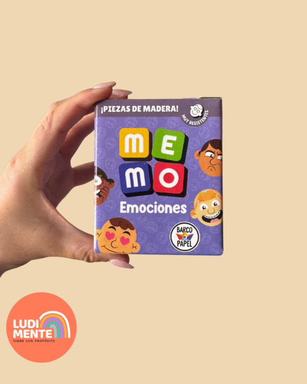 Juego de la memoria. Emociones.