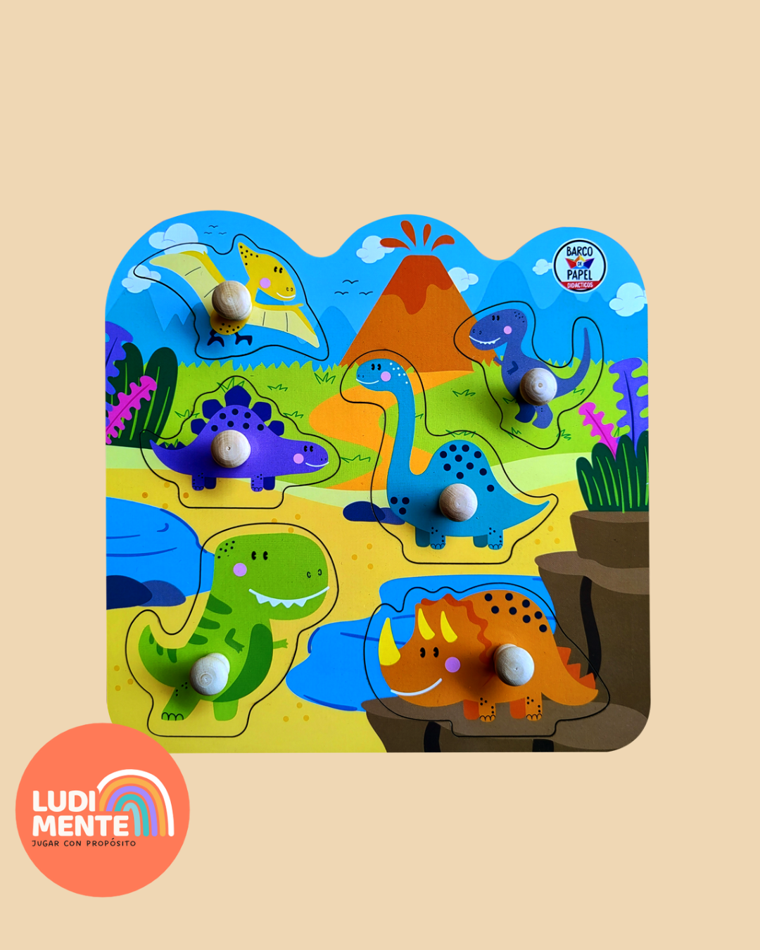 Juego de encastres. Dinosaurios. - Image 5