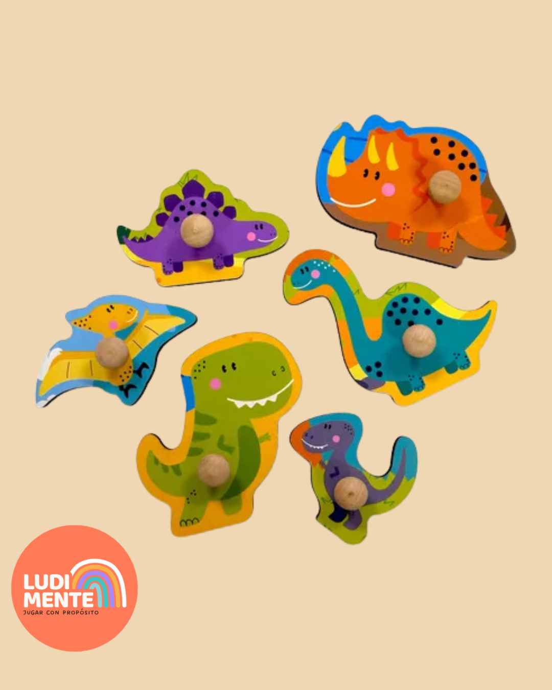 Juego de encastres. Dinosaurios. - Image 4