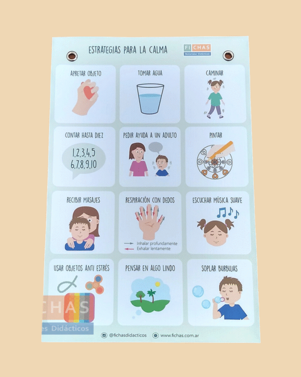 Estrategias para la calma. Para colgar