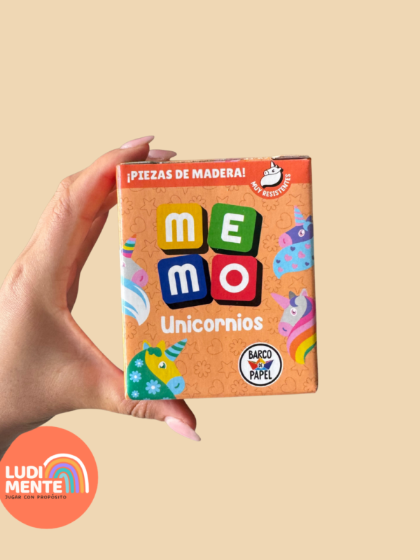 Juego de la memoria. Unicornios.