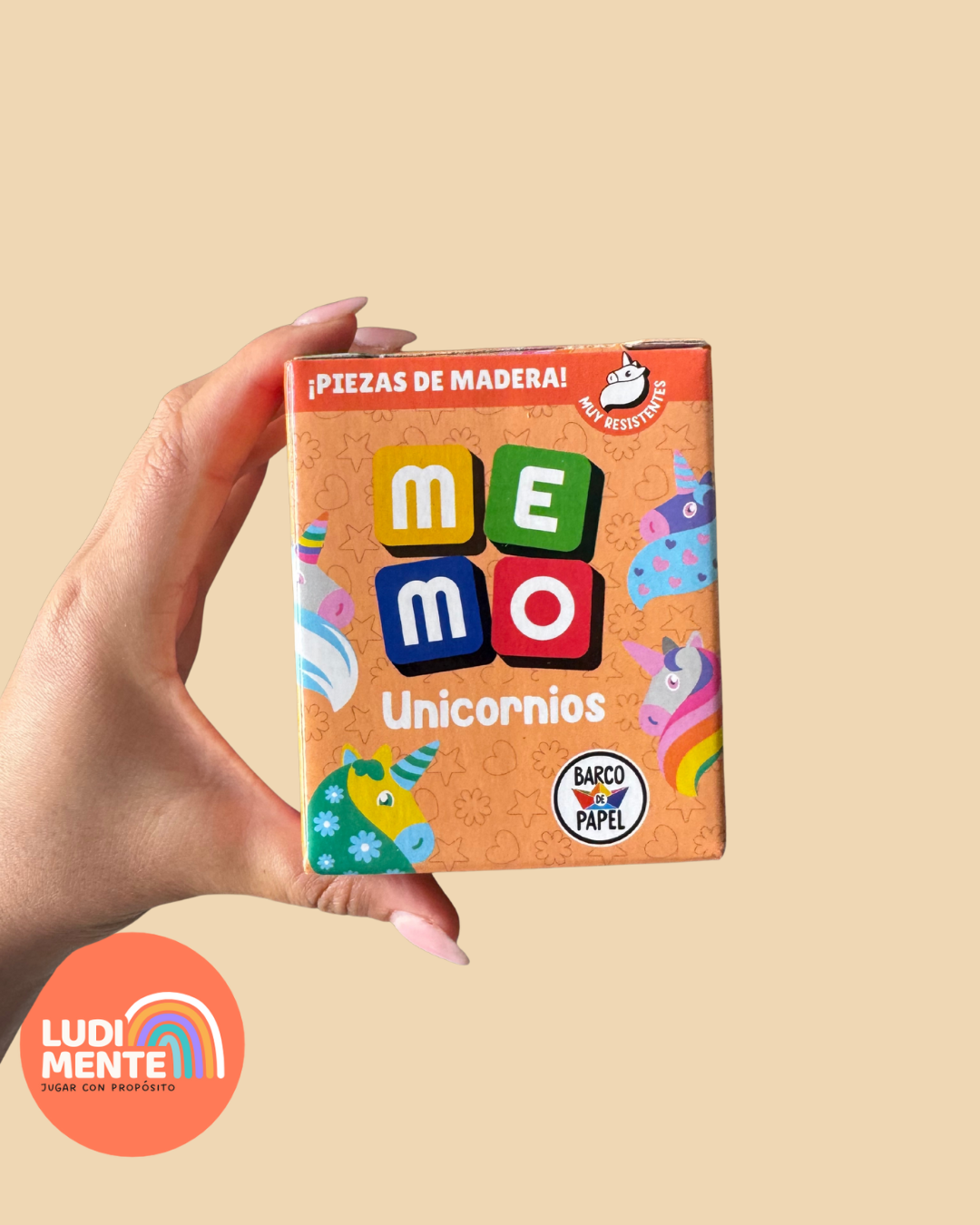 Juego de la memoria. Unicornios.