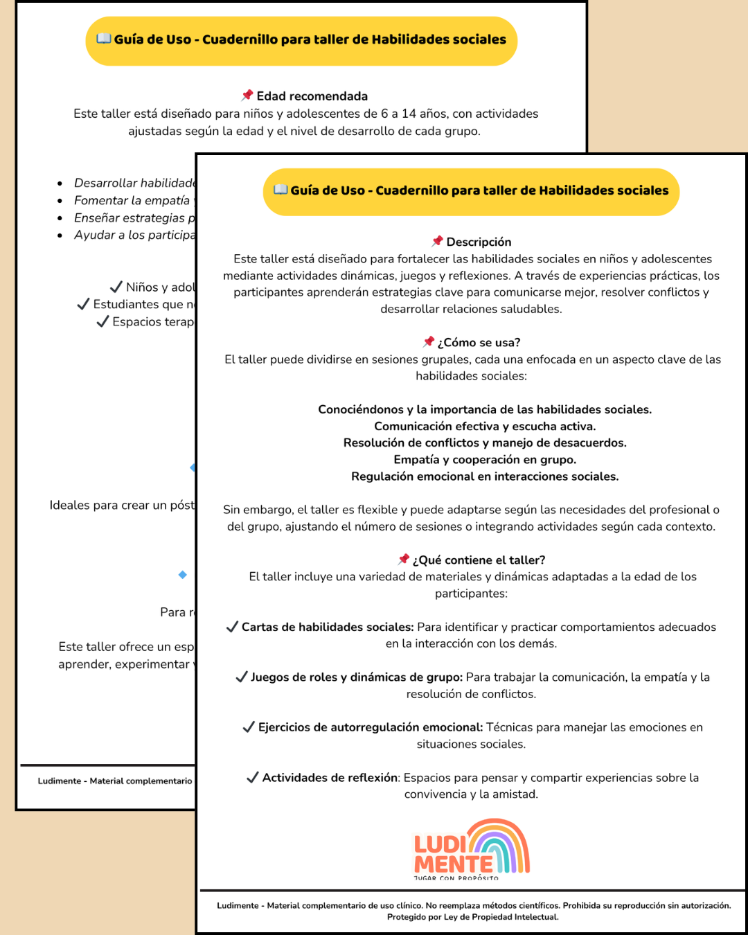 Kit talleres. Autoestima l Habilidades sociales - Image 3