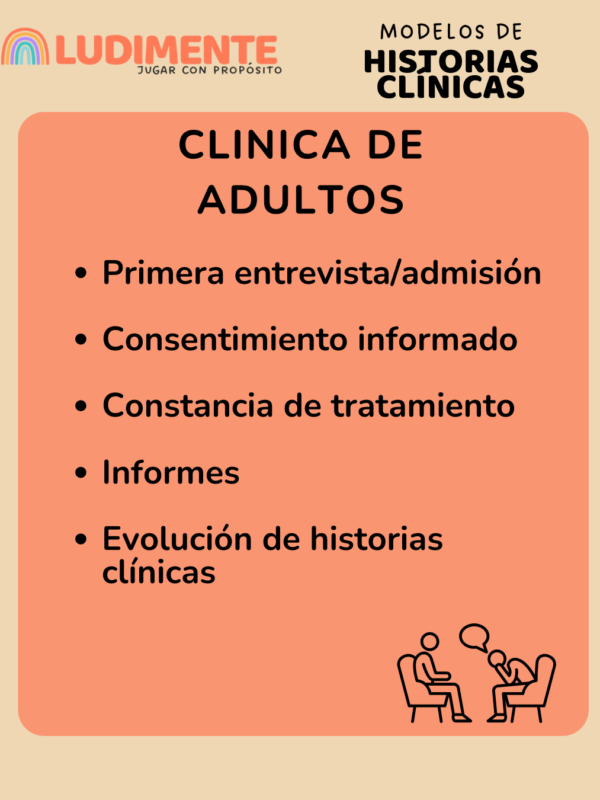 Modelos para clínica. Adultos