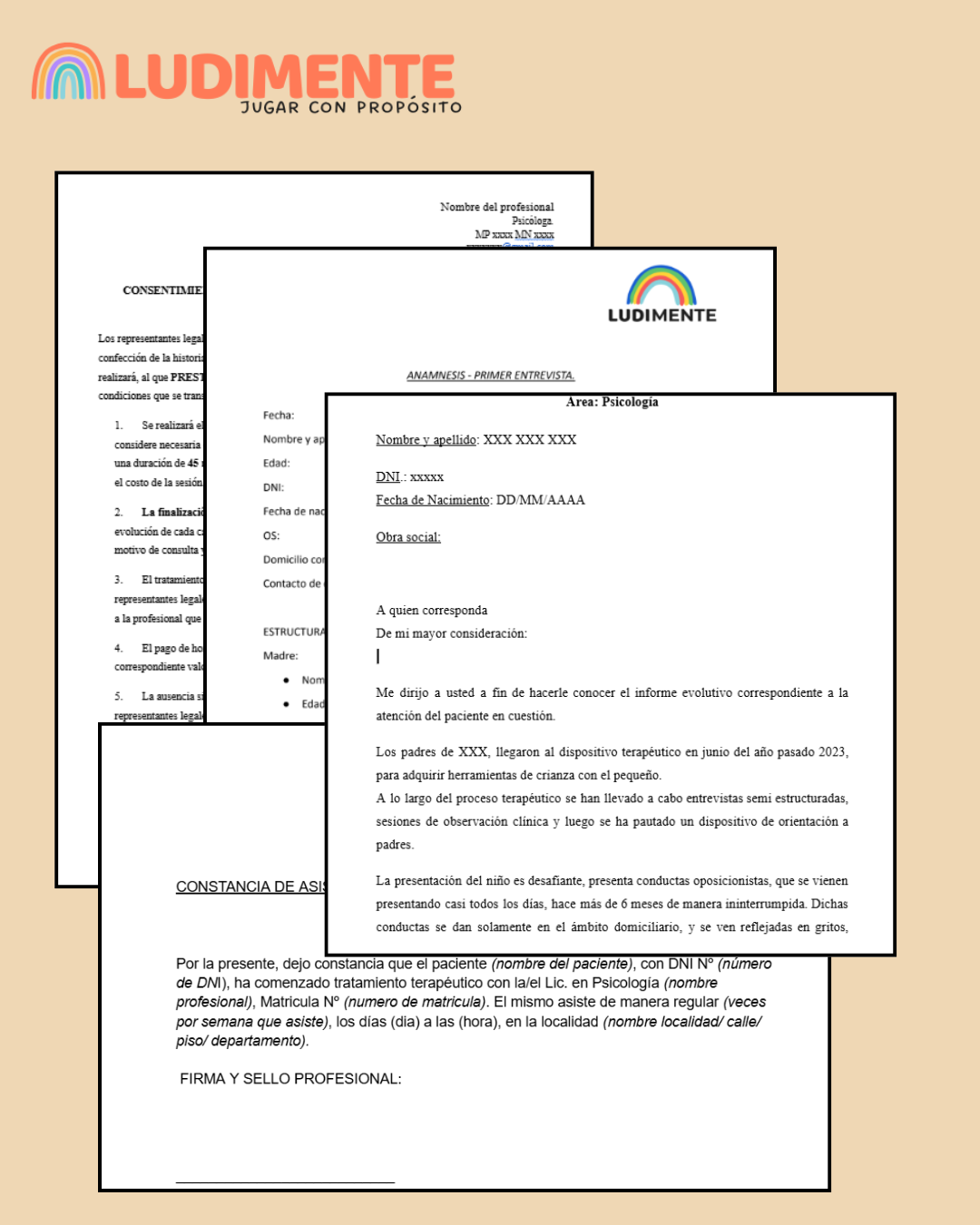 Modelos de historias clinicas. Niños. - Image 2