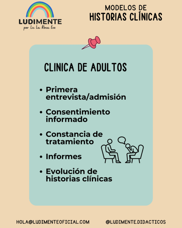 Modelos para clínica. Adultos