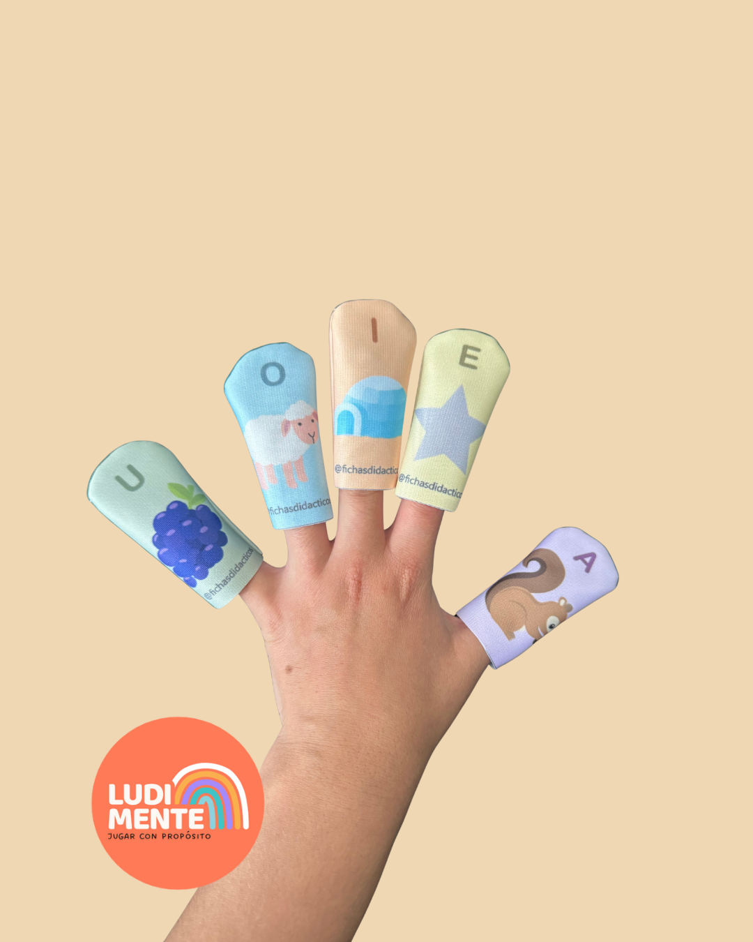 Títeres deditos. Las vocales - Image 2