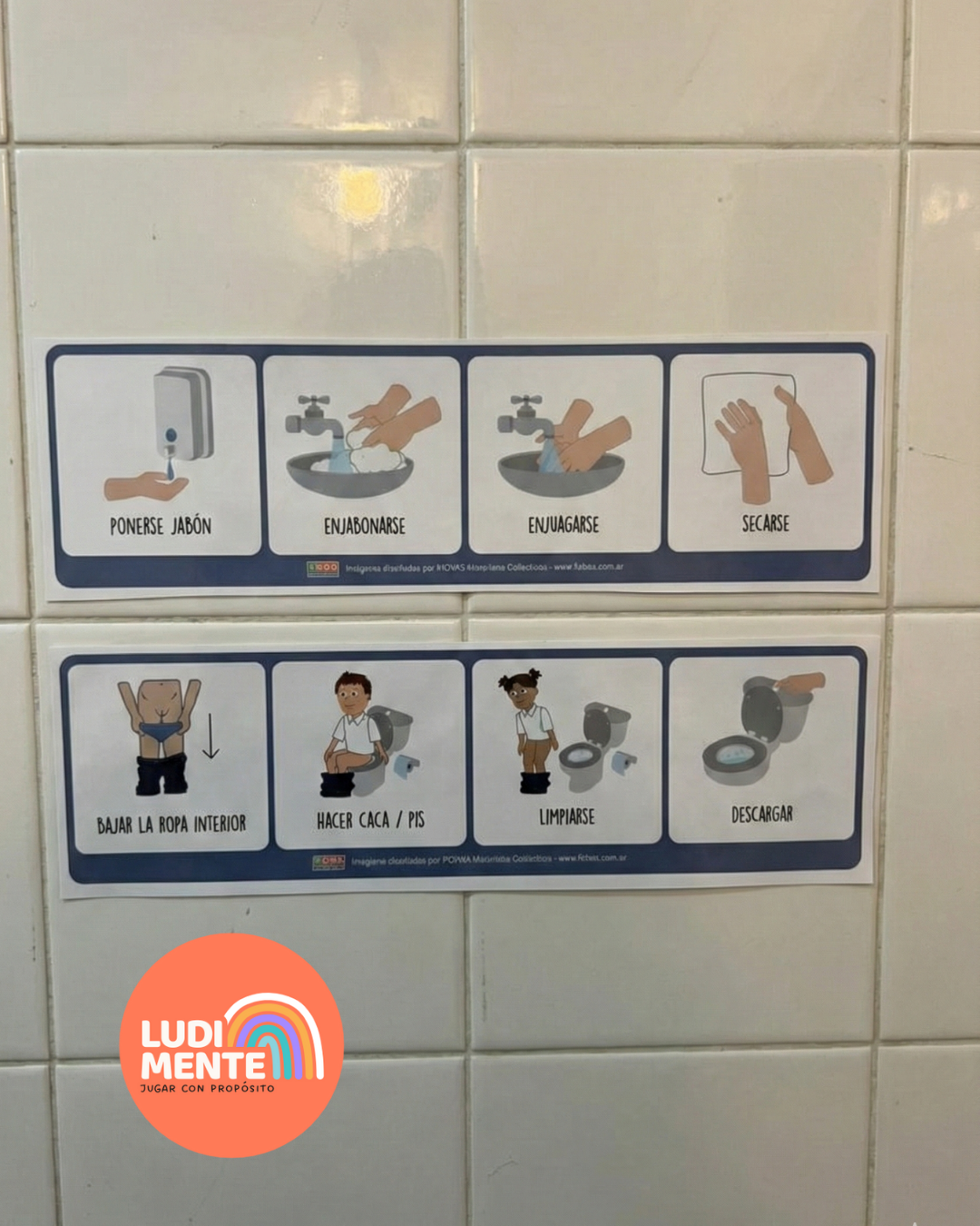 Kit Vinilos autoadhesivos. Rutina de baño - Image 3